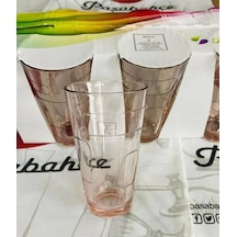 52500 Deco 340 Cc Açık Pembe 6'lı Meşrubat Bardağı Açık Pembe
