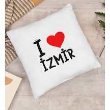 BK Gift I Love İzmir Tasarımlı Yastık - Model 1