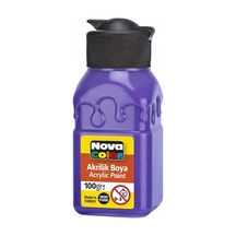 Nova Color Akrilik Boya 100 Ml Mor Çok Renkli