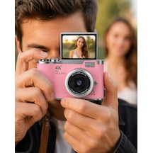Zenvia Yeni Nesil Dijital Kamera 48 Mp Selfie Vlog Kamera Flip Screen Zoomlu Znv2026