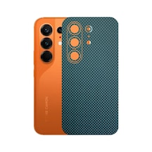Kapps Tecno Camon 50 Ultra İle Uyumlu Fiber Serisi Premium Arka Kapak Kaplama Kenarlar Yoktur