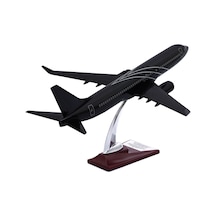 Zekupp - Maket Uçak - Boeing 737-800 1/100 - SİYAH ÖZEL TASARIM Model Uçak