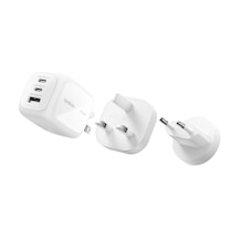 Belkin 3 Bağlantı Noktalı Usb-c Şarj Cihazı, 70 W, 2x Usb-c Ve 1x