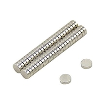150 Adet 5x2 Mm Yuvarlak Güçlü Neodyum Mıknatıs Çap 5 Mm Kalınlık 2 Mm