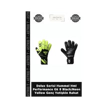 Astrid T Delux Serisi Hummel Hml Performance Gk 8 Black/neon Yellow Genç Yetişkin Rahat Siyah - Sarı