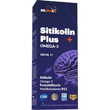 Dr. Maxx Sitikolin Plus Omega 3 Şurup 200 ML