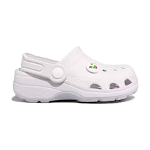Vicco Didim Jıbbıtz Aksesuar Hediyeli Ortopedik Unisex Çocuk Terlik Beyaz