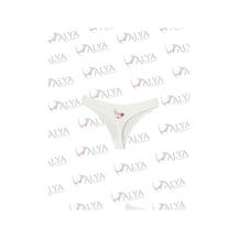Alya Underwear Yeni Yıl Temalı Baskılı String, Kırmızı Tanga Külot Aşk Tanrısı Tekli Paket Beyaz Km Baskılı