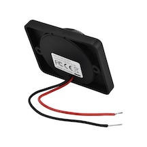 Konesam Araç Usb Şarj Cihazı 3.1a Led Işık Çemberli, 12-24v Dijital Hızlı Şarj, Abs Malzeme, Gemi-van-otobüs Uyumlu