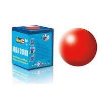 Revell Aqua Color Maket Boyası - Luminous Red Silk Mat - 18Ml - 3