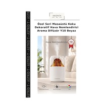 Özel Seri Masaüstü Koku Dekoratif Hava Nemlendirici Aroma Difüzör Y10 Beyaz