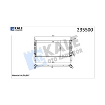 Su Radyatörü Ford Transit 06 2.2-2.4 Tdci Klimalı Kale Radyatör 6c118005cd/ 1373156/ 1383317