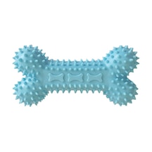 Kemik Şekilli Diş Kaşıyıcı Köpek Oyuncak 12 Cm Mavi