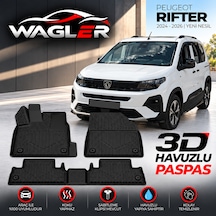 Wagler Peugeot Rifter Havuzlu Paspas 2019 Ve Sonrası