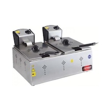 Karacasan Endüstriyel 5000 Wat Çiftli 5+5 Litre Elektrikli Fritöz Krcs.efe.55