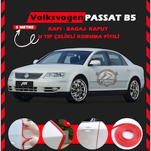 Volksvogen Passat B5 Oto Araç Kapı Koruma Fitili 5metre Parlak Kırmızı Renk