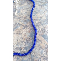 Stoneage Jewellery Kadın Kolye Rondela Kesim Ceyt Doğal Taş N11.38877 Turkuaz