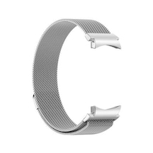 Samsung Galaxy Watch 6 Classic 43mm Uyumlu Krd-01 Metal Kordon - Gümüş
