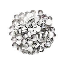 Borox Alüminyum Kapak - 20mm Flakon Vial Kapağı Beyaz 100lü
