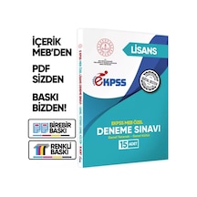 2026 MEB ÖZEL EKPSS Lisans 15li Deneme Fasikül Paketi (A4 Büyük Boyutlu Renkli Baskı)2026 MEB ÖZEL EKPSS Lisans 15li Deneme Fasikül Paketi (A4 Büyük Boyutlu Renkli Baskı)