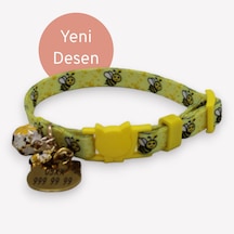 Caramelos Güvenlik Kilitli Kedi Tasması Isimli Künyesi