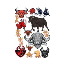 Boğa Sticker Set-2 15 Parça Telefon, Tablet, Defter, Laptop Sticker