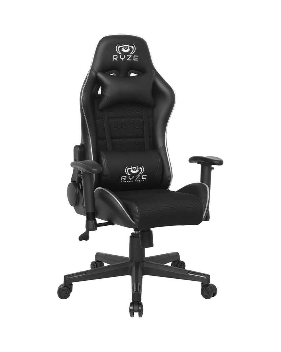 Ryze Kids Target Çalışma Ve Oyuncu Koltuğu Siyah 68x110,5-120,5x70 Cm Siyah