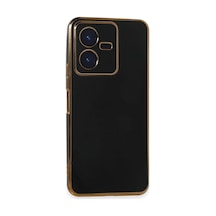 Vivo Y22 2022 Kılıf Volet Silikon - Siyah 0.2M-Çok Renkli