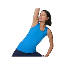 Sweaty Betty Sweaty Betty Athlete Seamless Workout Tank Kadın Koşu Tişört 5131 Mavi