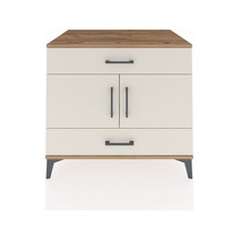 Kronos Şifonyer 2 Raflı 2 Çekmeceli 2 Kapaklı 88x59x80 Çam-ay... Çam