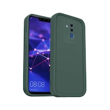 Mate 20 Lite Kılıf Viera Silikon - Koyu Yeşil Bz8683140834777