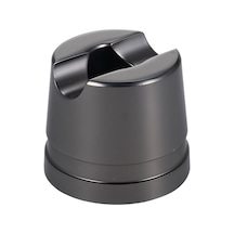 Mufunye Klasik Tıraş Bıçağı Standı - Alüminyum Alaşım, Mat Siyah, Şık Ve Pratik Tasarım