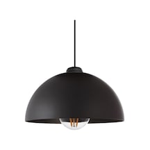 Retro Rustik Model Modern Metal Tekli Siyah Sarkıt Avize Cafe