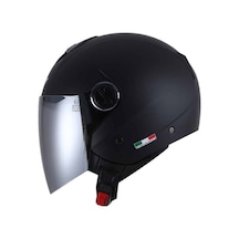 Sway Sw 715 Yazlık Motosiklet Kaskı Mat Siyah