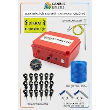 Ekonomik Elektrikli Çit Başlangıç Paketi 2-3 Dönüm Kapasiteli