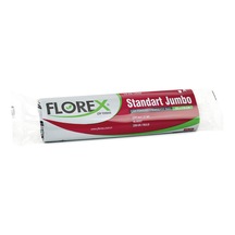 Florex Standart Jumbo Boy Çöp Torbası 80x110 Cm 10'lu Rulo Siyah