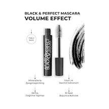 Black & Perfect Mascara - Hacim Veren Etkisiyle Kıvrımlı Kirpikler Çok Renkli