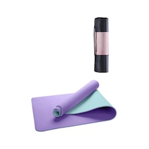 Gymo Ekolojik 6Mm Taşıma Çantalı Yoga Matı Pilates Minderi Lila N