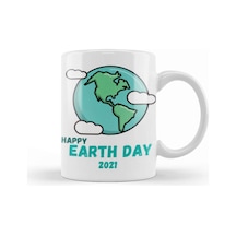 Happy Earth Day 2021 Kupa Bardak Porselen Karışık