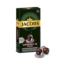 Jacobs Espresso 10 Intenso Alüminyum Kapsül Kahve 2 x 10'lu