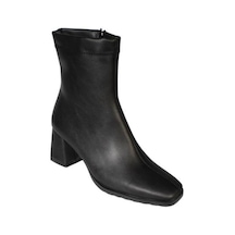 Yazkış Kadın Siyah Cilt 16cm Bilek Boyu Yandan Fermuarlı 6cm Kalın Topuk Kut Burun Topuklu Bot Krem Yazkış Kadın Siyah Cilt 16cm Bilek Boyu Yandan Fermuarlı 6cm Kalın Topuk Kut Burun Topuklu Bot Krem