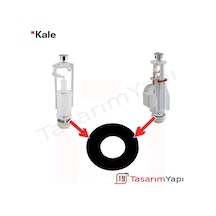 Kale 3/6 Lt İç Takım Boşaltma Grubu Contası Siyah