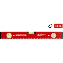 Rox 0347 Mıknatıslı Alüminyum Su Terazisi 40 Cm