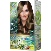 Natural Beauty Amonyaksız Set Saç Boyası 7.3 Fındık Kabuğu