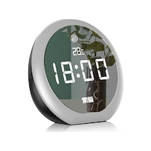 Soaiy E19 Taşınabilir Kablosuz Bluetooth Hoparlör Led Işıklı Dijital Saat FM Radyo Hafıza Kartı - ZORE-219037