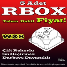 5 Adet Cctv Rbox Kalın-Sert-Sağlam Güvenlik Kamera Buat+ Kapağı