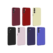 Samsung Galaxy Uyumlu A14 Kılıf Zore Esnek Mat Premier Silikon Kapak