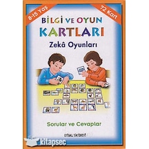 Bilgi ve Oyun Kartları Zeka Oyunları - Uysal Yayınevi