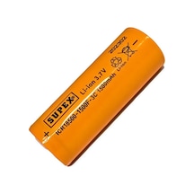 Supex Icr18500-1500f-3c 3.7v 1500mah Li-ion Düz Kafa Pil