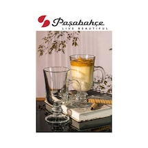 2 Adet Irısh Kulplu Latte Bardak 55141 Beyaz